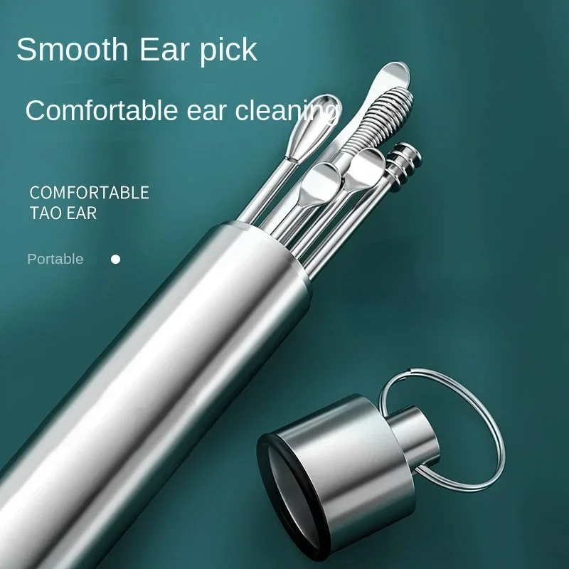 kf-S1033127442ee413c9391659c6164f575T-6-8PCS-Stainless-Steel-Earpick-Ear-Cleaner-Spoon-Ear-Care-Cleaning-Tool-Earwax-Removal-Kit-Ear